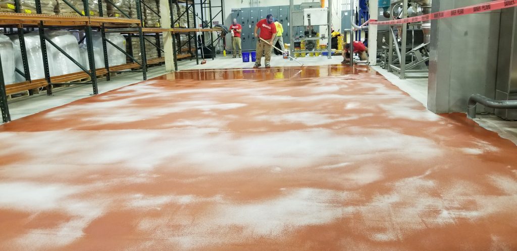 food processing plant floor